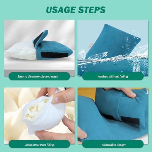Almohada para el cuello cervical para dormir plácidamente boca arriba en la cama 7