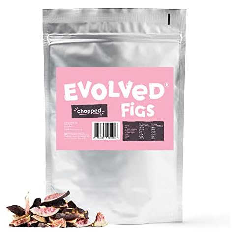 Evolved Freeze Dried Figs, Chopped | No Added Sugar, 100% Natural and Vegan Friendly | Perfect for Baking, Edible Cake Decoration, Smoothies & More - 100g Pouch Cover