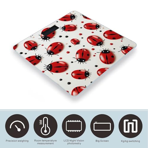 Báscula Digital de Baño con Capacidad 400 lb y Vidrio Templado miniatura 3