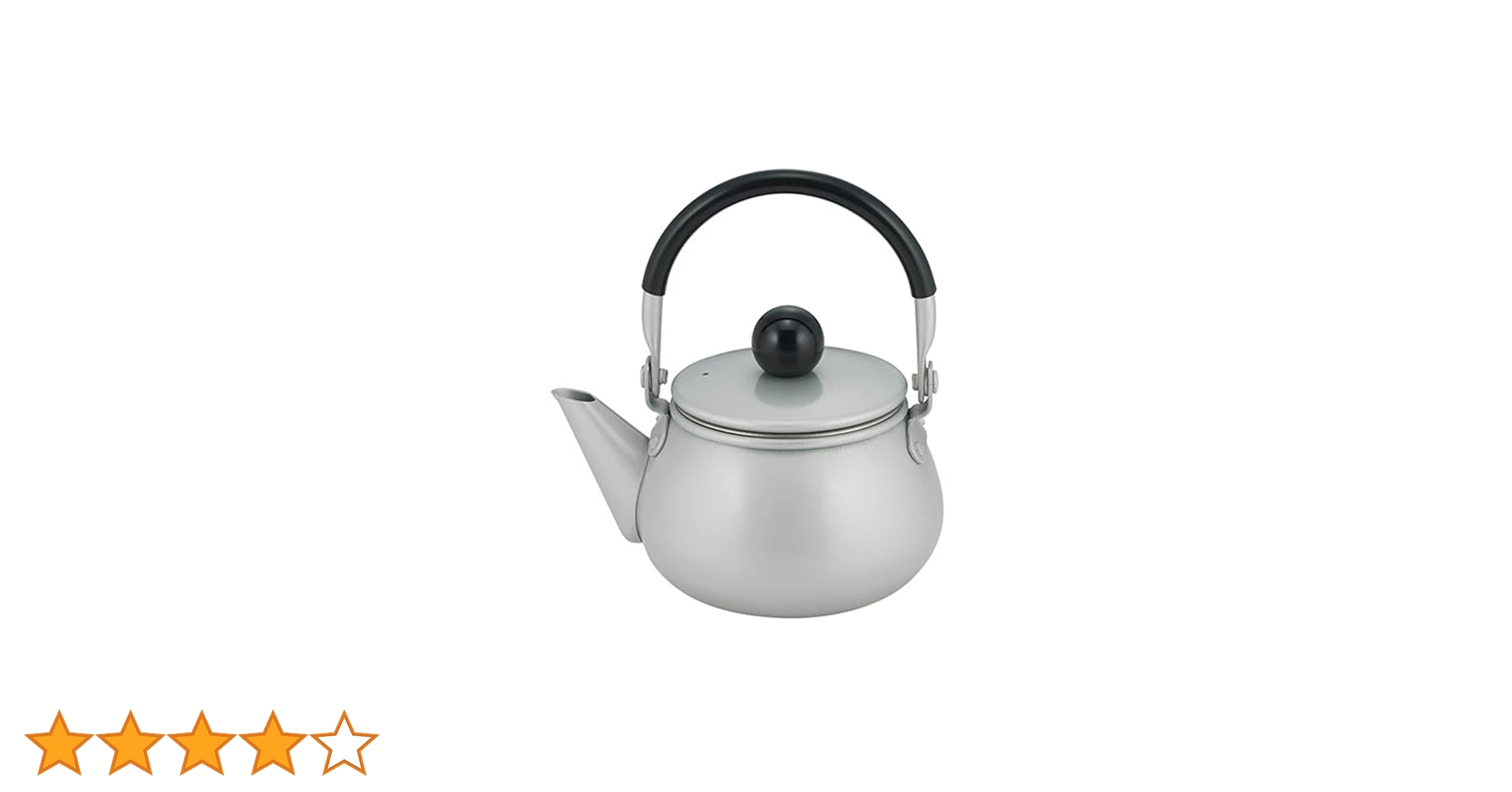 Amazon｜アルミ ドリーム 急須 0.6L ツル付 シルバー｜急須