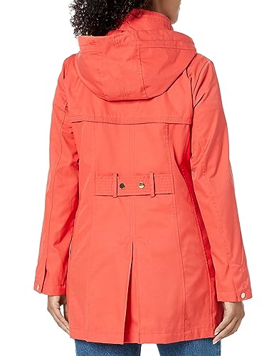 Jones New York Women's Plus Size Water-Resistant Rain Jacket Coat2