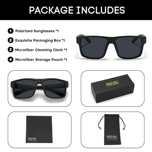 XXL Size Extra Large Square 157MM Polarized Sunglasses for Big Wide Heads Men TR90 Lightweight UV400 Glasses 5