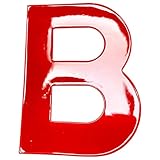 Merriway BH05625, Rot, 75 mm hohe Sichtbarkeit, reflektierend, selbstklebend, abziehbar, Kunststoff, Buchstabe B, 2 Stück