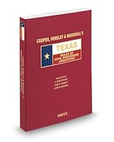 Cooper, Hensley & Marshall's Texas Rules of Civil Procedure Annotated, 2013 ed. 0314658238 Book Cover