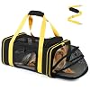185L x135W x95H Southwest Airlines Approved Expandable pet Carrierfor Extra Small Dog Puppy cat Weight up to 10 12 lbs and Length up to 175Black