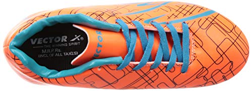 Image of Vector X Acura Series High-Performance Athletic Football Studs|Turf Shoe|Fully Embossed Synthetic Upper+ High Strength TPU Sole|Practice & Training Footwear Sports Shoes for Boys Men Adult