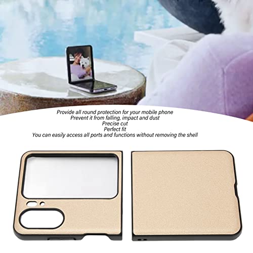 Trendigt Guld Fodral för Oppo Find N2 Flip Vikbar Telefon