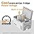 Setpower 12V Refrigerator 50 Hours Backup Cooling 21 Quart 12V Coolers for Vehicles Portable Freezer for Travel Car Fridge Electric Cooler for Car Camping Truck Van RV SUV Road Trip (RF20,Grey)