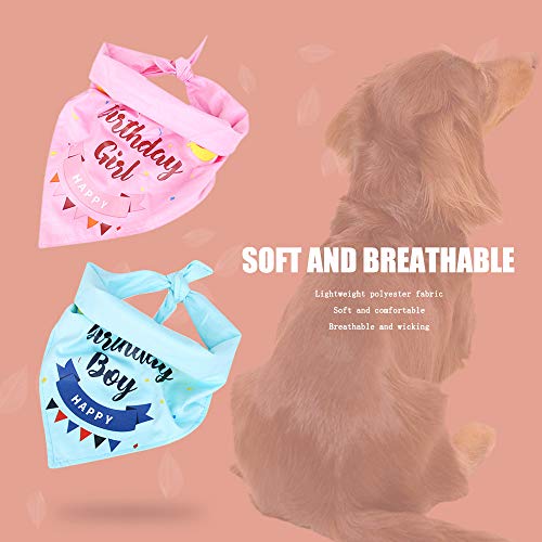 YOFASEN 2 Pezzi Triangolo Bandana per Cani