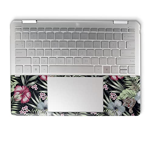 Image of MightySkins Carbon Fiber Skin Compatible with HP Spectre x360 14 inch (2022) Full Wrap Kit - Asian Tropics | Protective, Durable Textured Carbon Fiber Finish | Easy to Apply | Made in The USA