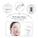 SAFIGLE 1Pc Mini Handheld Nano Facial Mister Atomizer for Moisturizing Hydrating Skin Portable USB Sprayer for All Skin Types White
