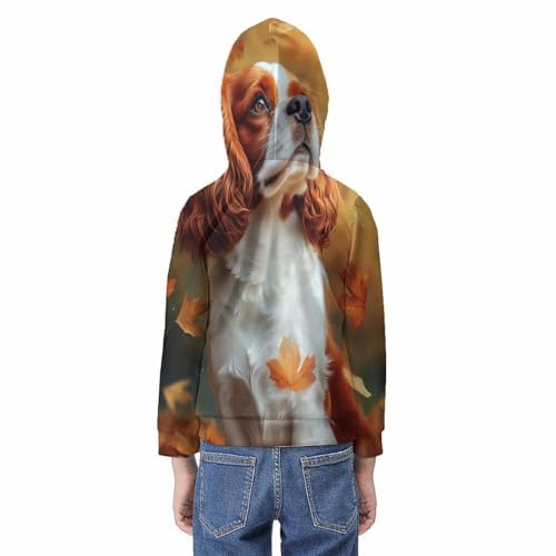 Sweat-Shirt à Capuche 3D Garçon 10-12 Ans - Vêtements Automne Chien