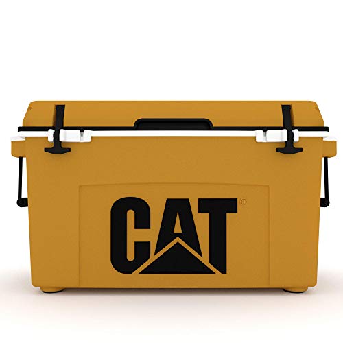 Caterpillar Cat Cooler, Cat Yellow, 55 Quart - //coolthings.us