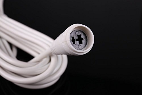 MicroSolar WR2 Medium 16.4 Feet Extension Wire for Solar Floodlight FL4 FL4-B FL5 FL5-B, Solar Motion Light SL3 & Solar Charger CHG1, CHG2, CHG3