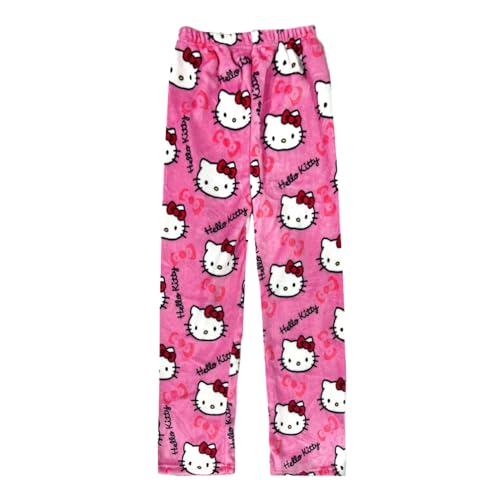 Pantalones de pijama para mujer, pantalones de pijama de franela