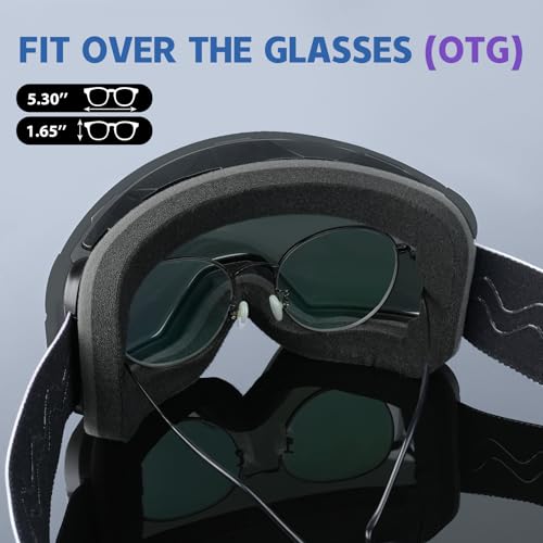 Gafas de esquí para alta montaña con protección UV 100% total 6