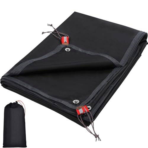 REDCAMP Ultralight Tent Footprint for 8-10 Person Tent, Multifunctional Waterproof Camping Tent Tarp for Camping, Hiking and Survival Gear, Lightweight, 95'x95'