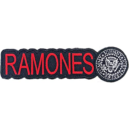 TOPPA TESSUTO Ramones - Logo & Seal [WOVEN PATCH]