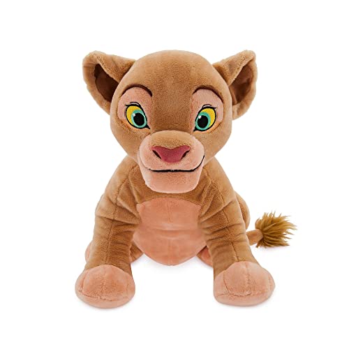 Disney Store Offizielles mittelgroßes Kuscheltier Nala, Der König der Löwen, 32 cm, Klassische Figur als Kuscheltier, kleine Löwin mit Stickereien und weicher Oberfläche