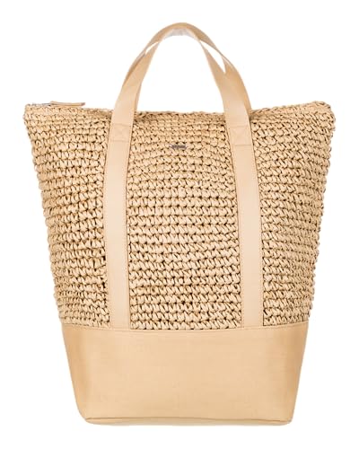 Image of Roxy Women's Beach Tote Bag | Travel | Vacation | Straw | Lightweight | Breathable