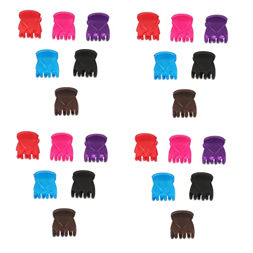 VINTORKY 24 Piezas Acortar Pinzas De Garra Para Cabello Largo Pequeñas Pinzas Para El Cabello Pinzas Para El Cabello De Las Niñas Clips Pequeños Pasadores De Pelo El Plastico