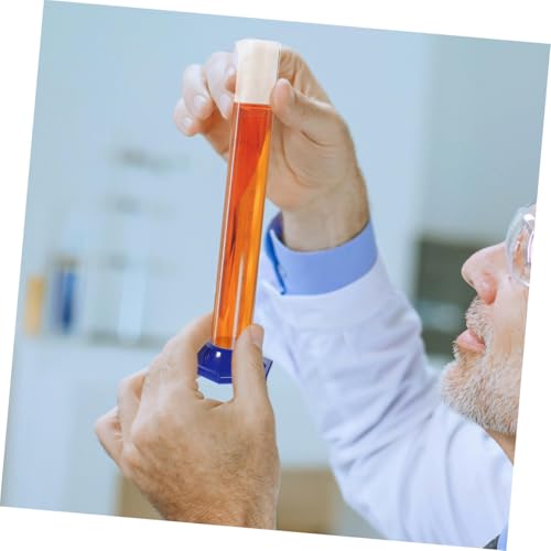 Probetas graduadas de plástico con cepillo de limpieza para laboratorios 5