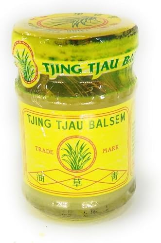 Tjing Tjau Balsem 36 g - Bálsamo muscular con efecto frío - Para deportistas después del ejercicio, o como masaje en pecho o sienes. En masaje, para relajarse