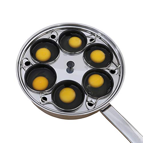 Comparison: Best Poached Egg Maker 9 Egg Poacher Pan - Stainless Steel Poached Egg Cooker – Perfect Poached Egg Maker – Induction Cooktop Egg Poachers Cookware Set with 6 Nonstick Large PFOA FREE Egg Poacher Cups and Silicone Spatula…