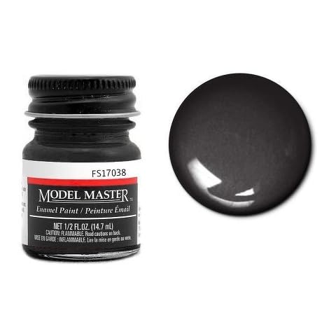 Testor Corp. Gloss Black Enamel Paint .5 oz bottle FS17038 Cover