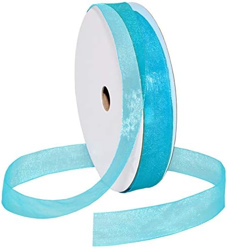 Nastro In Organza Morex Ribbon 918, Colore Oro, 3/8 Di Pollice X 100 Metri