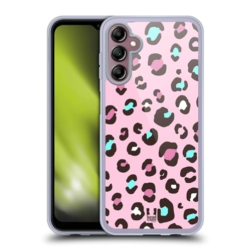 Coque rigide en gel Samsung Galaxy A14 5G style floral rose pour le quotidien