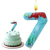 Siren Cumpleaños 7 Año, Siren Cumpleaños, Decoracion Velas 3D de Niña, Decoraciones Para Fiestas, Velas Fiestas