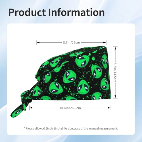 Image of Adjustable Working Cap Breathable Unisex Women Men Elastic Bandage Tie Back Hats Scrub Nursing Doctor Surgeon Cap