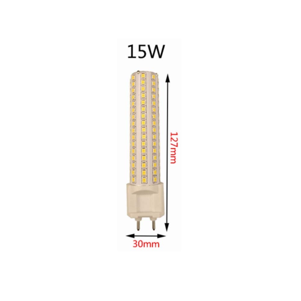 RZL LED Lights, Bombillas LED, 15W G12 Base Halógena Luz de inundación 150W Reemplazo Bombilla de luz de maíz Lámpara de inundación de 360 ​​° para el garaje de calle Paisaje Almacén Fábrica AC85-265v