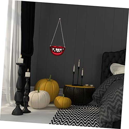 Colgante de labios para Halloween decoración creativa de interiores para el hogar 3