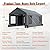 Upgraded VEVOR 12'x20' Carport - Heavy Duty Portable Garage, Extra Large Canopy with Roll-up Ventilated Windows, Removable Sidewalls, Waterproof & UV Resistant All-Season Tarp, Ideal for Truck & Boat
