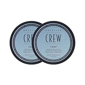 American-Crew-Fiber American Crew Men's Hair Fiber by American Crew, Like Hair Gel with High Hold with Low Shine, 3 Oz (Pack of 2)