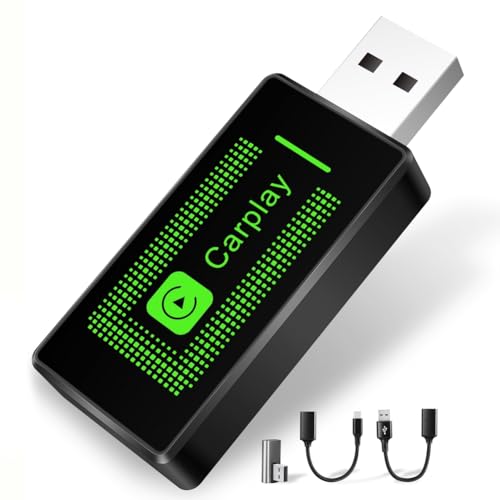 Stick USB sans Carplay universel - Dongle Carplay sans fil et adaptateur auto multimédia