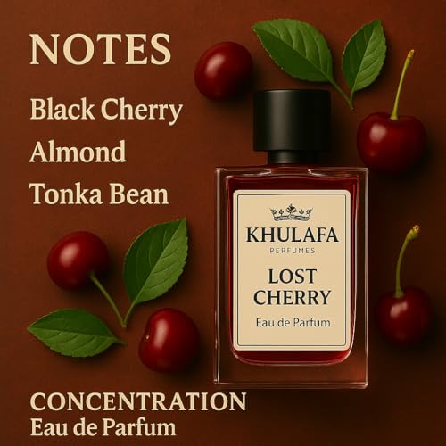 Image of Lost Cherry Inspired Perfume for Women & Men | Sweet & Sensual Eau de Parfum with Cherry, Almond & Tonka Bean | Long-Lasting Fragrance | Luxury Unisex Scent | Gift for Her & Him | 50ML