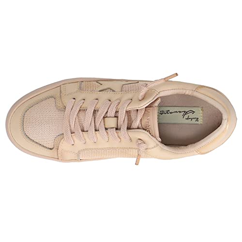 VINTAGE HAVANA Womens Bounce Perforated Metallic Lace Up Sneakers Shoes Casual - White4