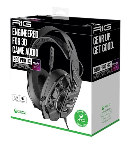 Rig PT-0455 500 Pro Hx Gen 2 Competition Grade Gaming Headset With Dolby Atmos 3D Surround Sound Audio Officially Licensed thumb #8