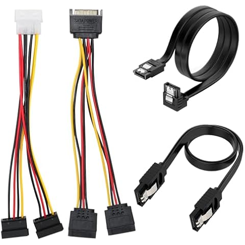 Wisesurf SATA Cables Kit for HDD and SSD Cover