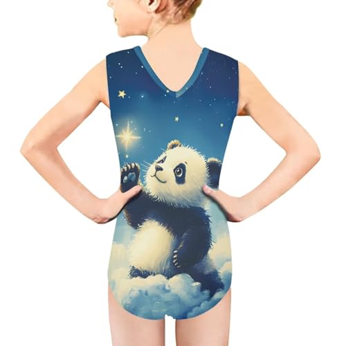 Image of Biyejit Girls Leotards Dance Sport Wear Gymnastics One-Piece Swimwear for Kids 3-14 Years