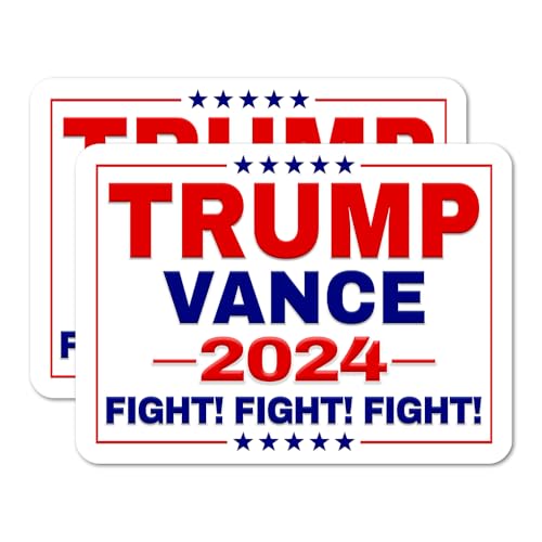 Trump Vance 2024 - Fight Fight Fight 2 Pack Car Magnet 15