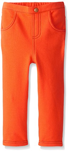 Zutano Baby Girls' Terry Matchstick Jean, Mandarin, 6 Months