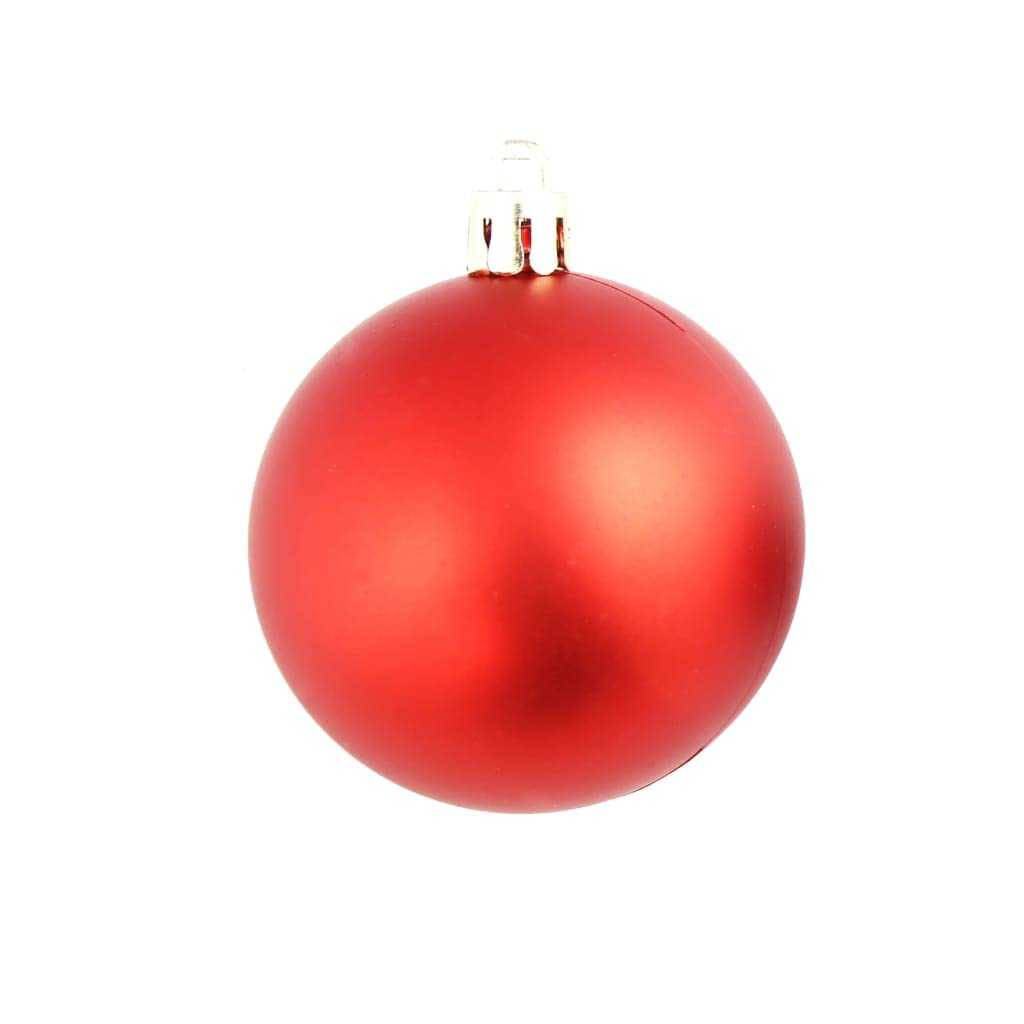 SePkus Weihnachtsbaum-Hängekugeln, 100-teiliges Weihnachtskugel-Set, 3/4/6 cm, rotes Weihnachtsbaumschmuck-Set oder Weihnachtsbaum, Zuhause, Haus, Bar, Party