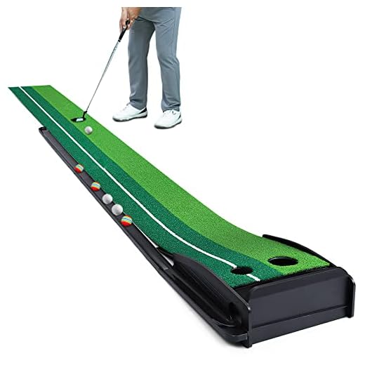 Indoor Golf Putting Green with Auto Return
