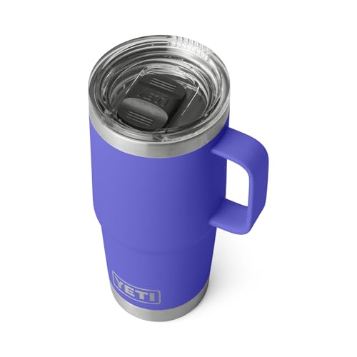 Image of YETI Rambler 20 oz Travel Mug, Stainless Steel, Vacuum Insulated with Stronghold Lid