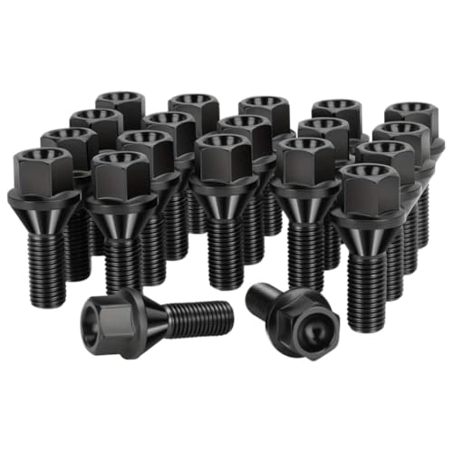 Pernos de orejeta M12x1.5 con vástago de 28mm para llantas de Serie 3 E46 E90 y Serie 5 E60