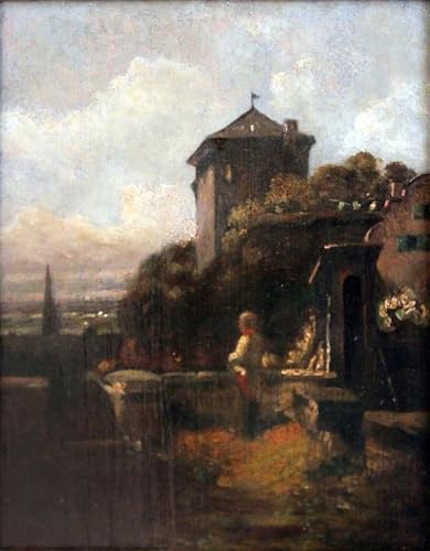 Tableaux Graffiti Art Mural Carl Spitzweg pour salon
